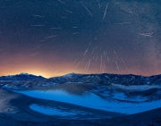 Geminid Meteor Shower over Great Sand Dunes - Great Sand Dunes National Park, Colorado