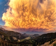 Fire in the Sky - Rocky Mountain National Park, Colorado