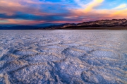 Sunset over Salt Flats - Death Valley